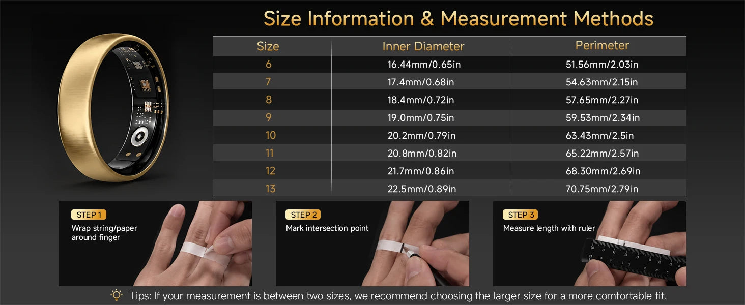 Aura Matt Premium Smart Ring — Advanced Sleep & Recovery Tracker