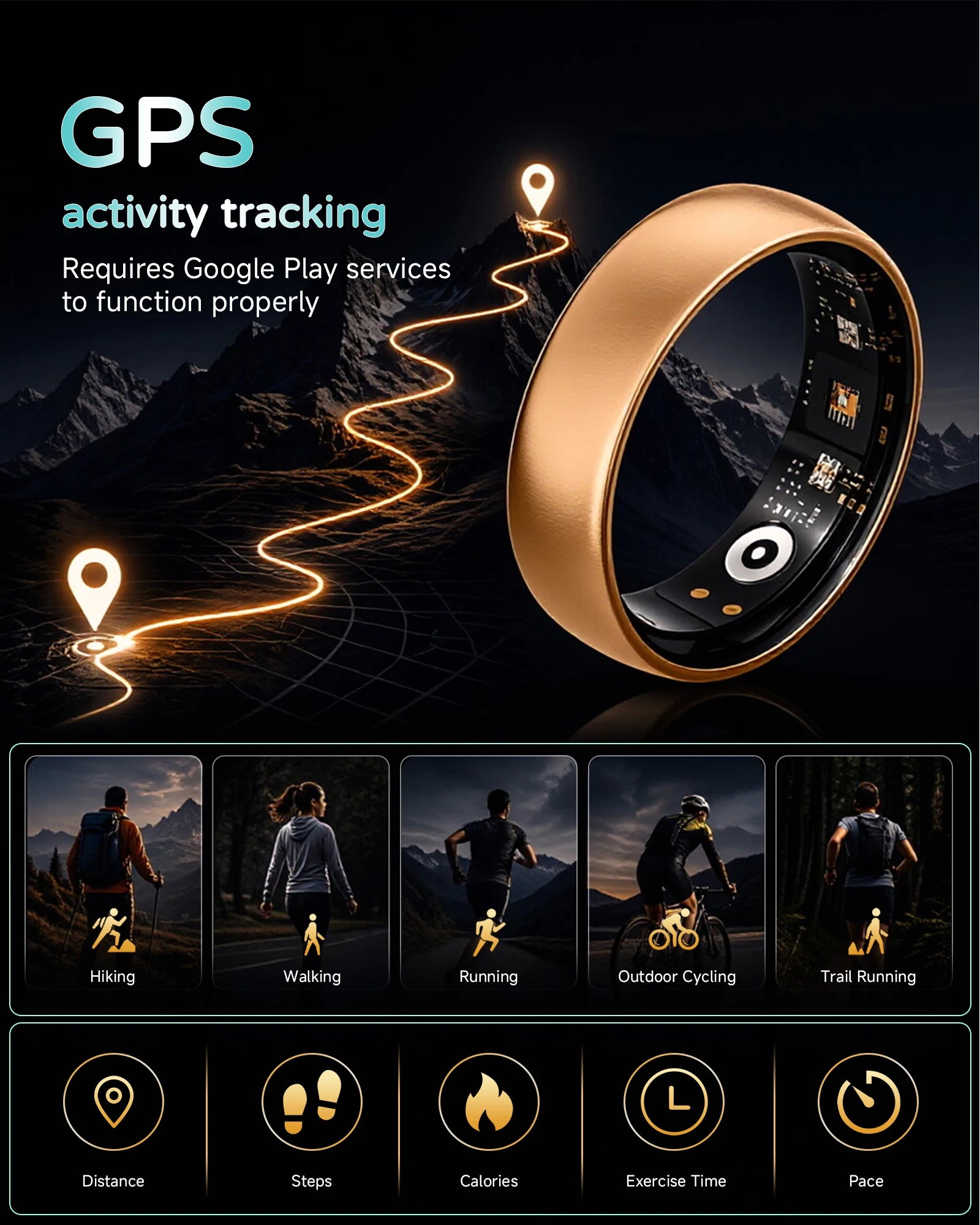 Aura Matt Premium Smart Ring — Advanced Sleep & Recovery Tracker